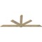 Ekena Millwork Kennewick Rough Sawn Timber Gable Bracket, Douglas Fir, 108"W x 40"H x 2"D x 6"F, 9/12 Pitch GBW108X40X0206KEN00RDF - alternate 2